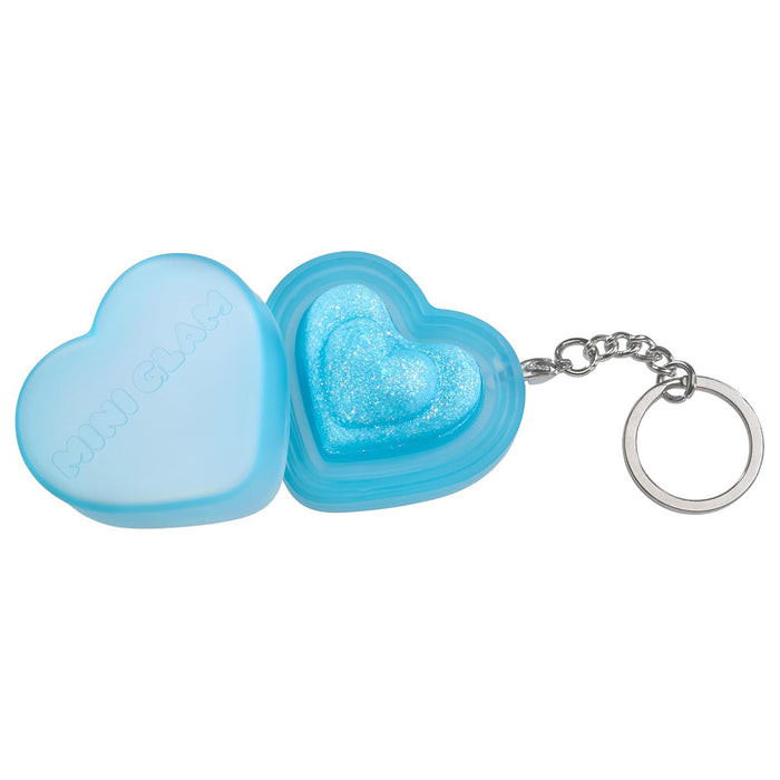 Mini Glam Heart Glitter Balm Vibe Check Keychain