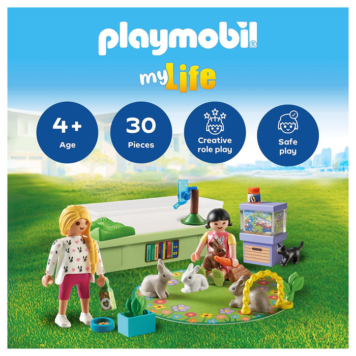 Playmobil Starter Pack Rabbit Family Playset