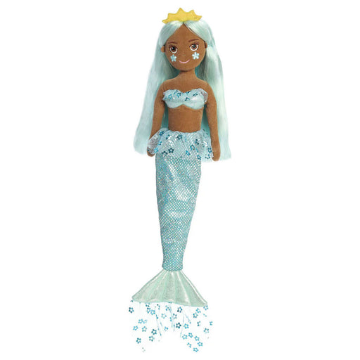 Sea Sparkles Aqua Fleur Mermaid 46cm Soft Toy