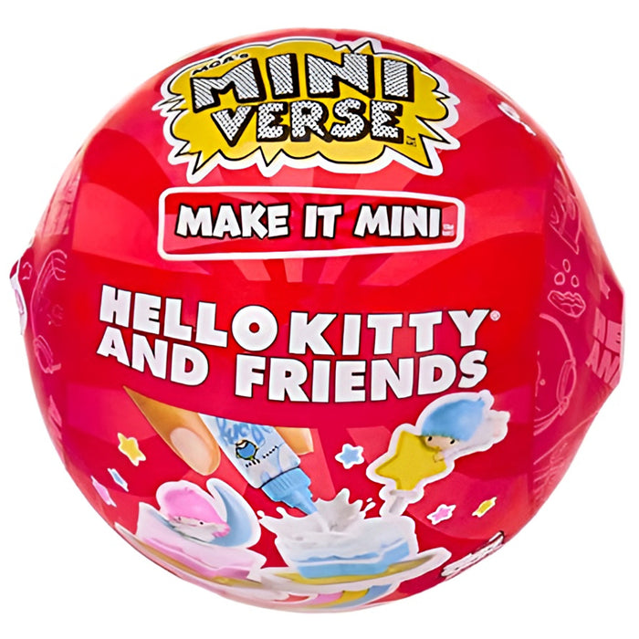 MGA's Miniverse Make It Mini Hello Kitty and Friends Series 4 Playset (styles vary)