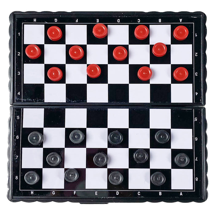 Magnetic Draughts Travel Game