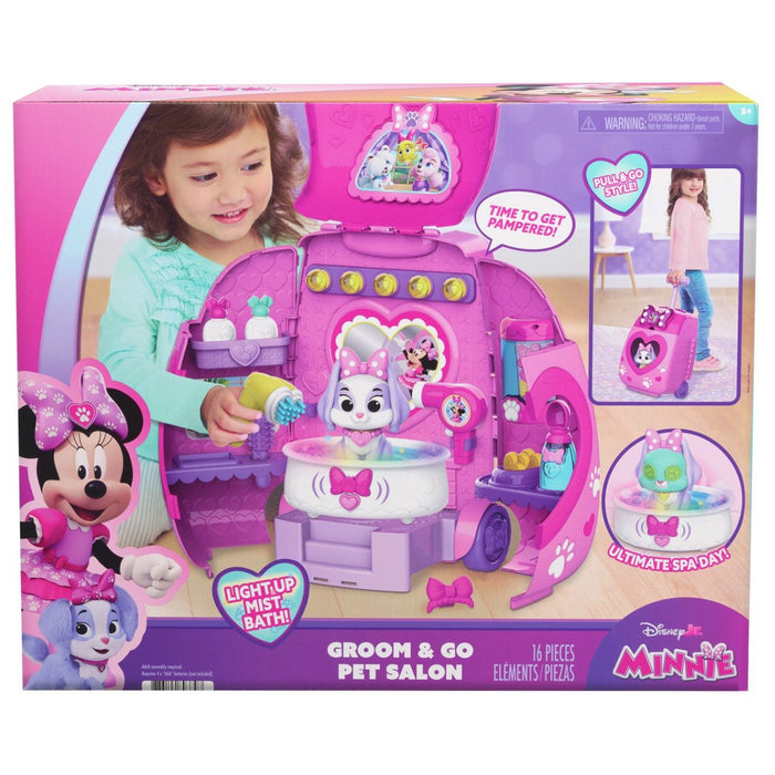Disney Minnie Groom & Go Pet Salon Playset