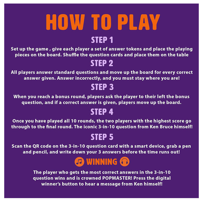 Popmaster Board Game