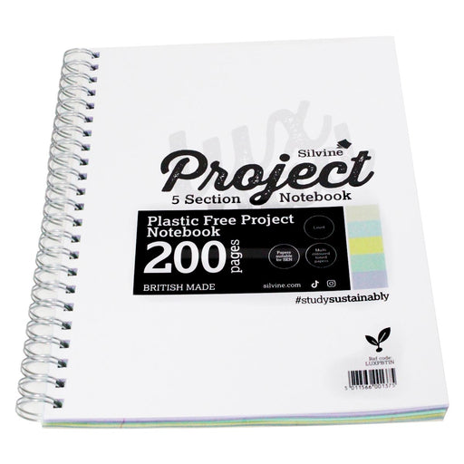 Silvine SEN A4 Project Book 200 pages