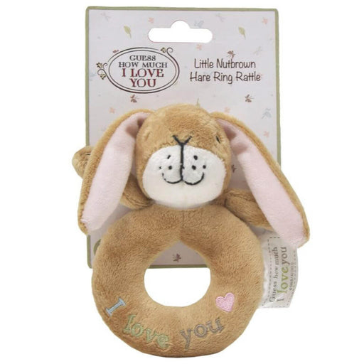 Guess How Much I Love You: Little Nutbrown Hare Ring Rattle Soft Toy