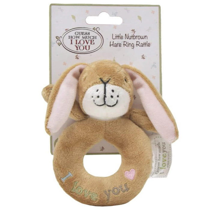 Guess How Much I Love You: Little Nutbrown Hare Ring Rattle Soft Toy