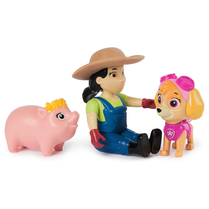 PAW Patrol Skye & Farmer Yumi Figure Set
