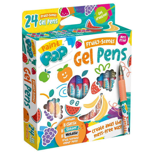 Paint Pop Fruity-Scents Gel Pens (24 Pack)