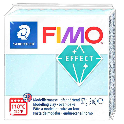 Staedtler FIMO Effect Modelling Clay 57g Gemstone Blue Ice Quartz