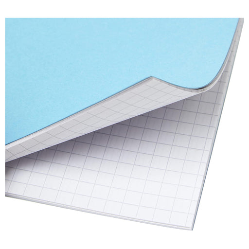 Silvine A4 7mm Squared Exercise Book 80 Pages Blue