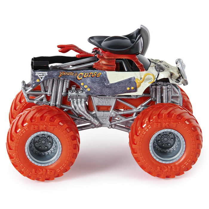 Monster Jam EL Toro Vs Pirate Curse 1:64 Die-cast Vehicles (2 Pack)