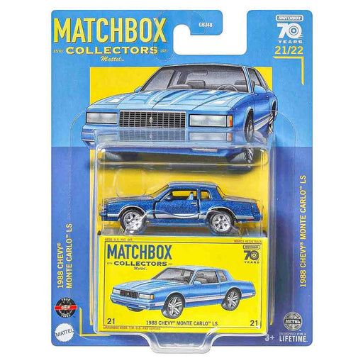 Matchbox Collectors 70 Years: 1988 Chevy Monte Carlo LS Car (21/22)