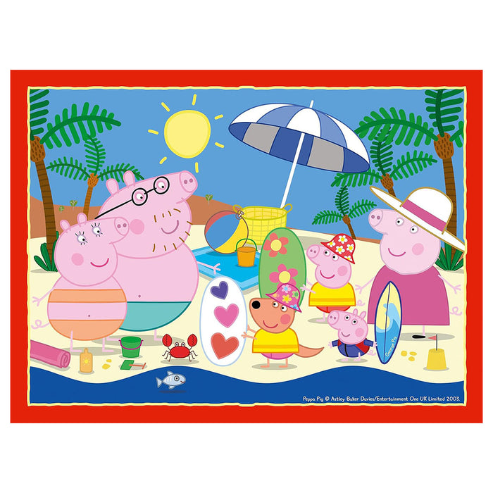 Ravensburger Peppa Pig Fun Day Out 4 in a Box Jigsaw Puzzles