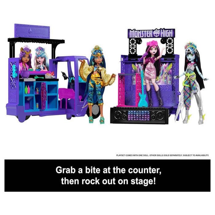 Monster High Draculaura Fangtastic Rockin' Food Truck Playset