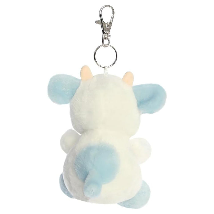 Palm Pals Skyla Blueberry Cow Clip-On 4" Plush