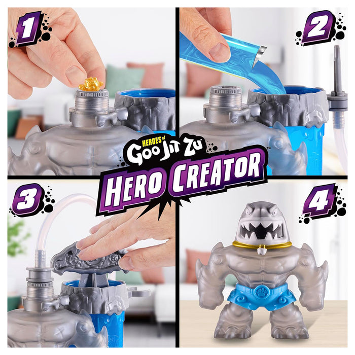 Heroes of Goo Jit Zu Meteor Madness Hero Creator Thrash Stretch Figure