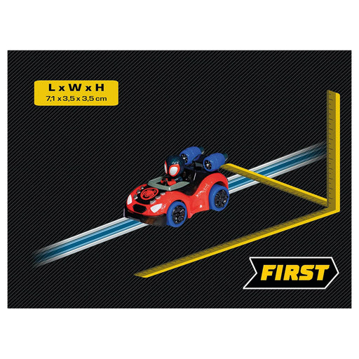 Carrera First Marvel Spidey and his Amazing Friends Miles Morales Spin Slot Car