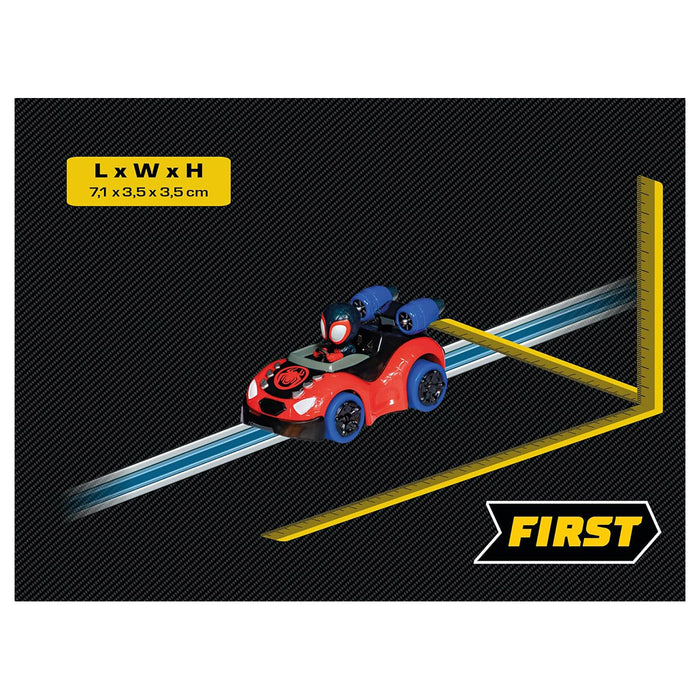 Carrera First Marvel Spidey and his Amazing Friends Miles Morales Spin Slot Car