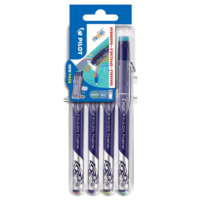 FriXion Fineliner Erasable Writing Felt Pen 4 Piece "Set 2 Go"