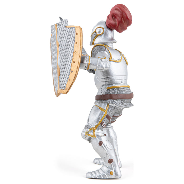Papo Knight in Armour with Red Feather Figure