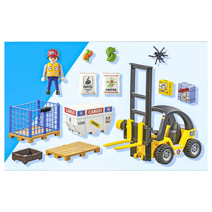 Playmobil My Life: Forklift Truck with Cargo Promo Pack Playset