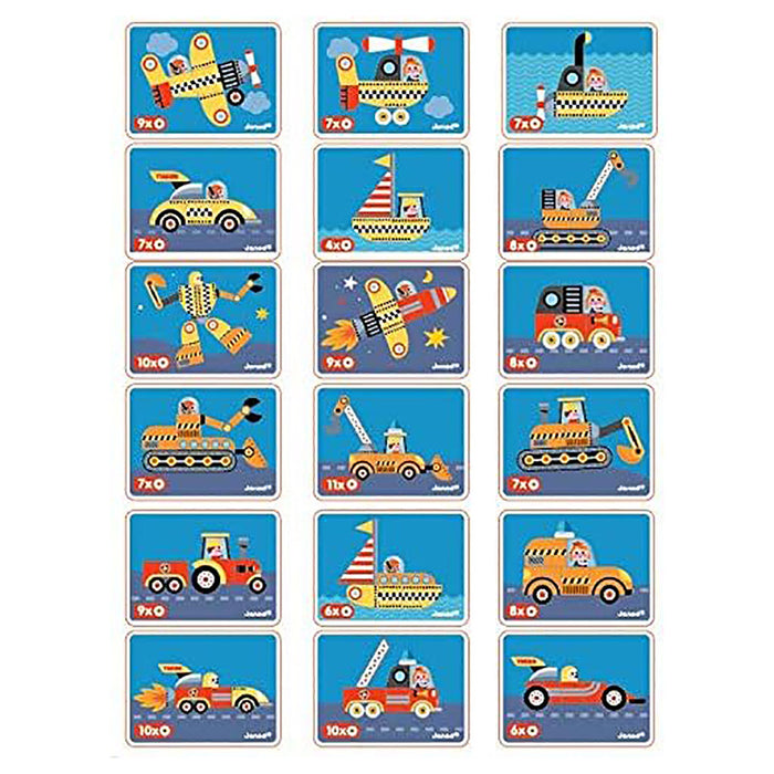 Janod Magneti'book Racers Set