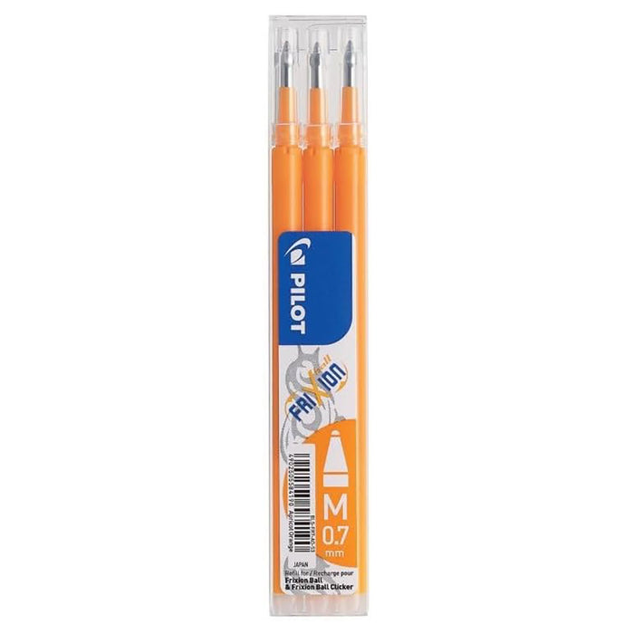 Pilot Refill for Frixion Ball/FriXion Clicker Erasable Rollerball 0.7mm 3 Pack 