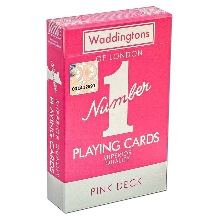 Waddingtons No.1 Playing Cards Pink Deck
