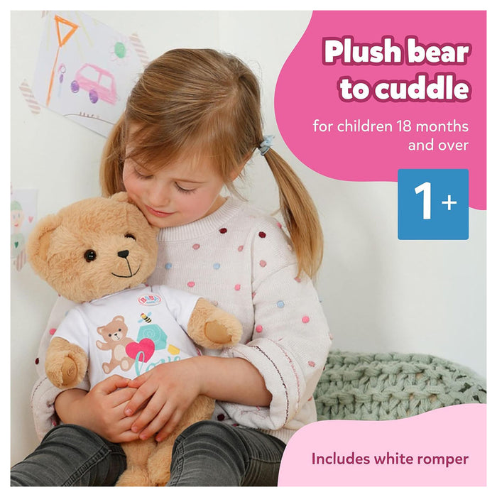 BABY Born Teddy White Soft Toy