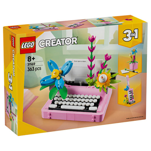 LEGO Creator 3-in-1 Typewriter with Flowers Building Set