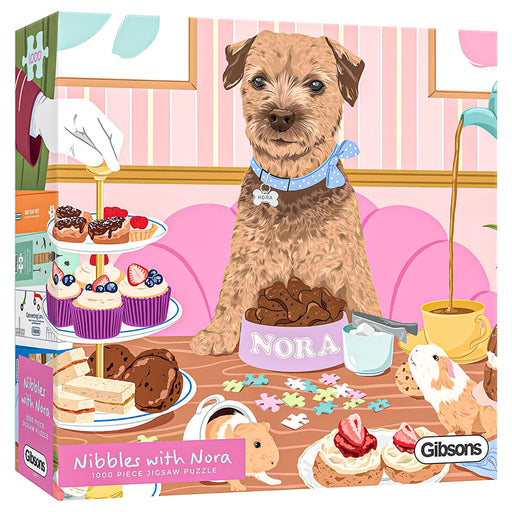 Gibsons Nibbles with Nora 1000 Piece Jigsaw Puzzle