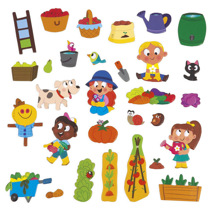 Janod Magneti'Stories The Vegetable Garden Set