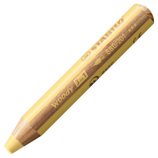 STABILO woody 3 in 1 Multi-talented Pastel Yellow Pencil 