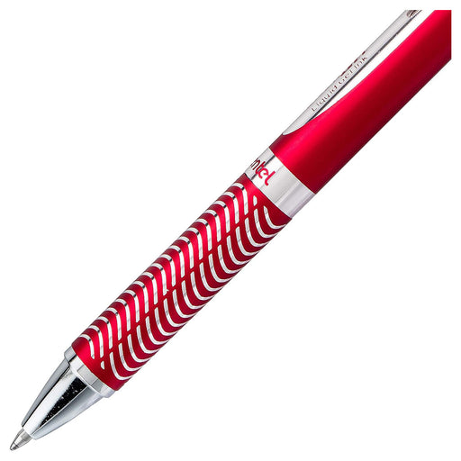 Pentel EnerGel Sterling BL407 Red Rollerball Pen