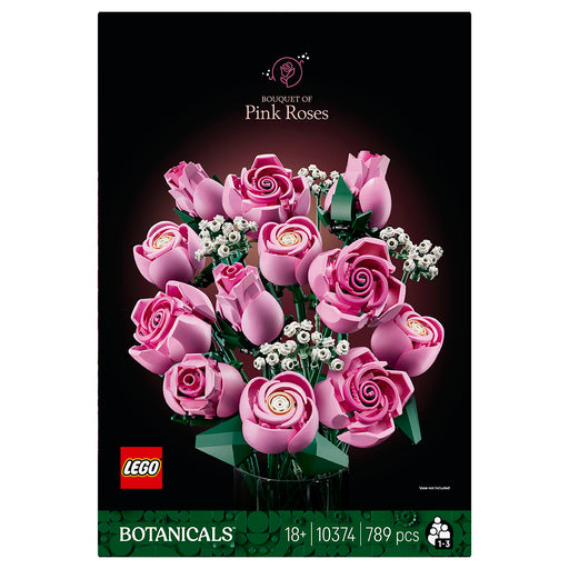 LEGO Botanical Collection Bouquet of Pink Roses 10374 Building Set