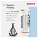 Zebra Pen Z-GRIP Smooth Glam Black Ink Ballpoint Pens 3pk
