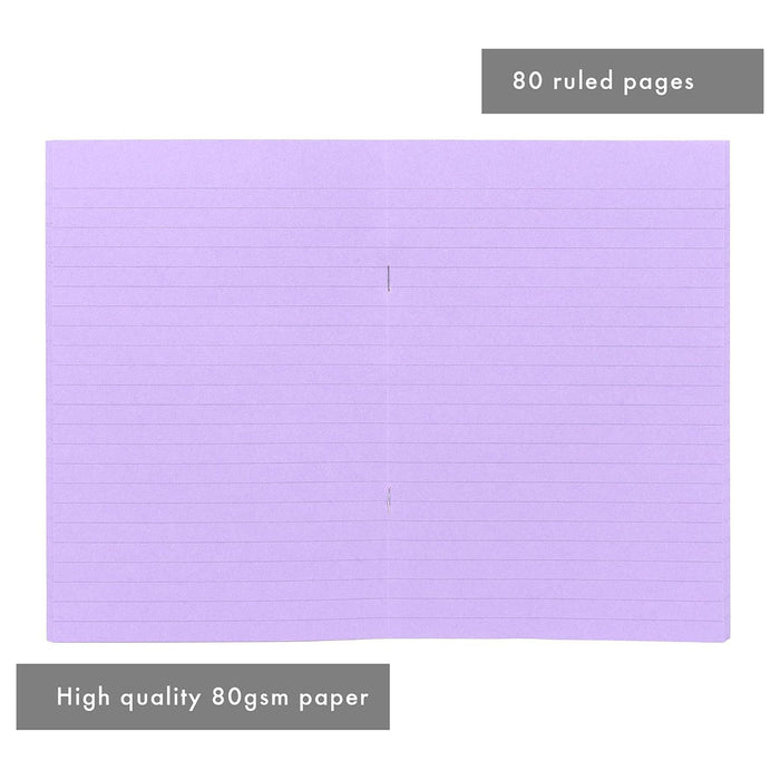 Pukka Pad Irlen Comfort in Colour Lavender A5 Notepad (5 Pack)