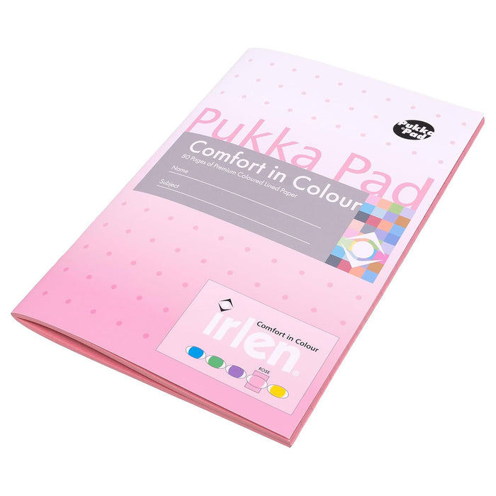Pukka Pad Irlen Comfort in Colour Rose A5 Notepad (5 Pack)