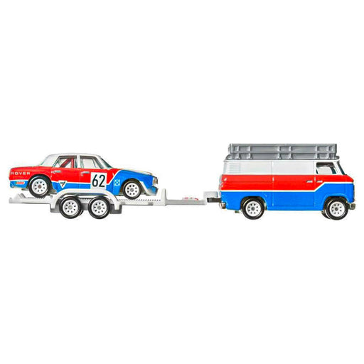 Hot Wheels Car Culture: Team Transport: '70 Rover P6 Group 2 with HW Rally Hauler