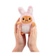 Noodle Pink Bunny Ricespud Mini Sitting Plush