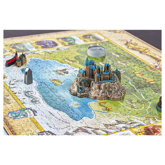 Harry Potter Hogwarts 4D Puzzle with 3D Models