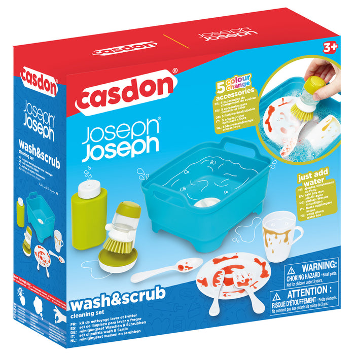 Casdon Joseph Joseph Wash & Scrub Cleaning Set Roleplay Toy