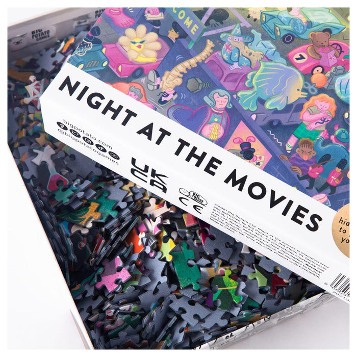 Night at the Movies 1000 Piece Jigsaw Puzzle