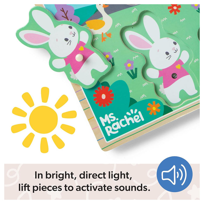 Melissa & Doug Ms. Rachel Wooden Song Puzzle