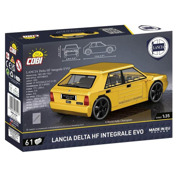 COBI 1991 Lancia Delta HF Integrale Evo Building Set