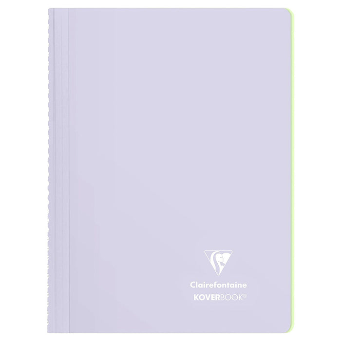 Clairefontaine Koverbook Blush Polypro Wire Bound A4 Lined Notebook (styles vary)