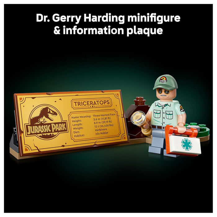 LEGO Jurassic World Triceratops Fossil Set