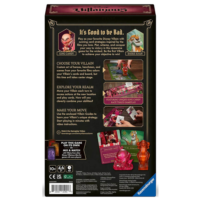 Disney Villainous Sugar and Spite Board Game