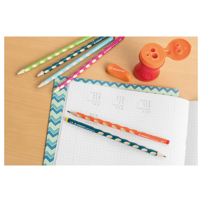 STABILO EASYgraph S Right-Handed Petrol HB Pencil (12 Pack)