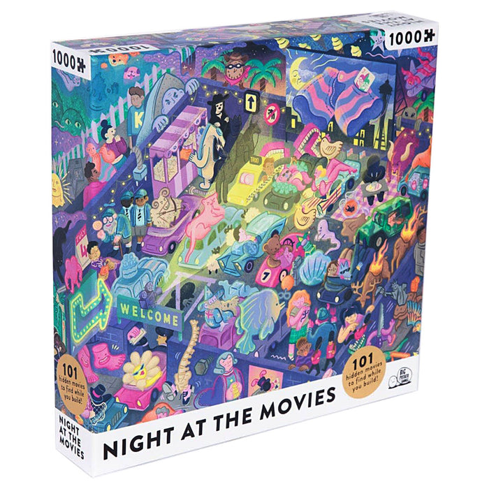 Night at the Movies 1000 Piece Jigsaw Puzzle